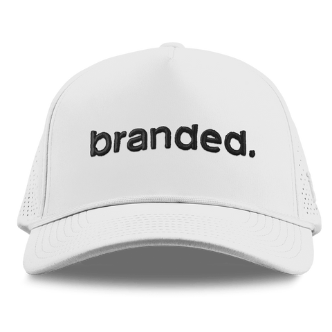 branded. Curved Elite XGen™ 5 Panel Rope White
