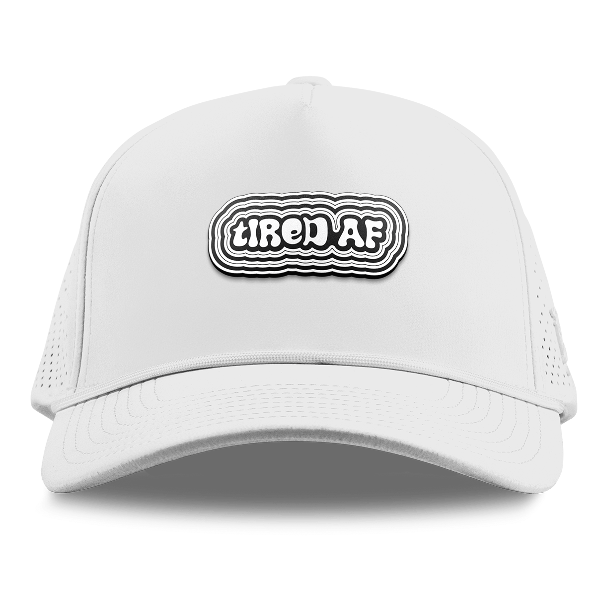 Tired AF Curved Elite XGen™ 5 Panel Rope White
