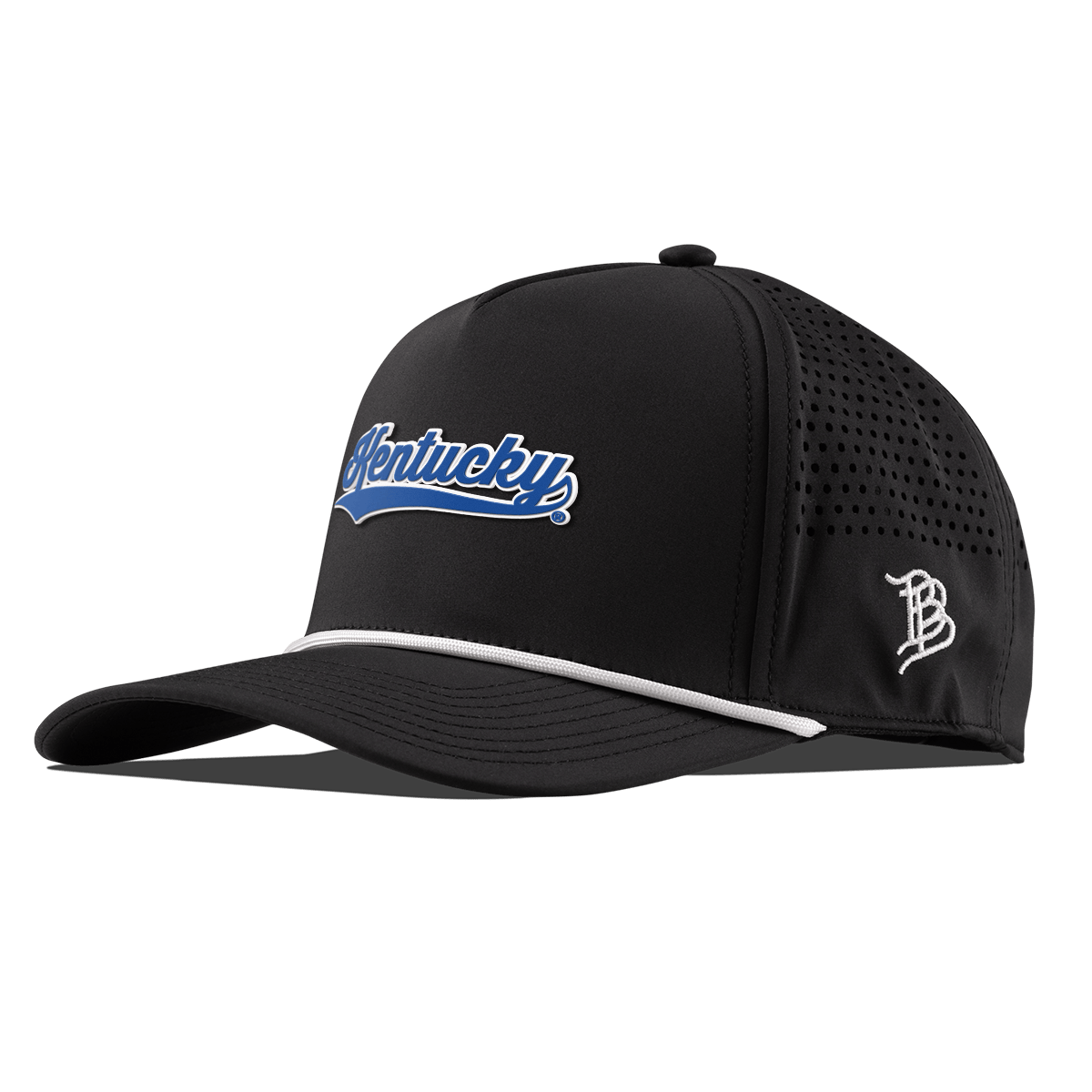 University of Kentucky "Kentucky Script" Curved 5 Panel Rope Black