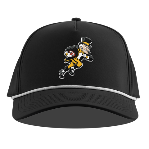 Wake Forest University "Rushing Deacon" Curved 5 Panel Rope Black