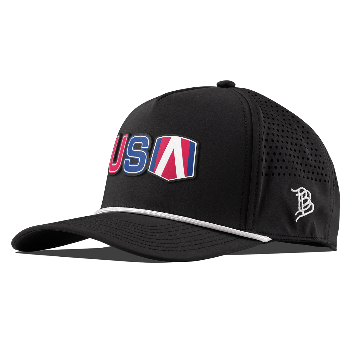 USA Andretti Curved 5 Panel Rope Black