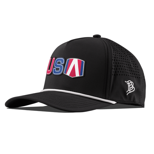 USA Andretti Curved 5 Panel Rope Black