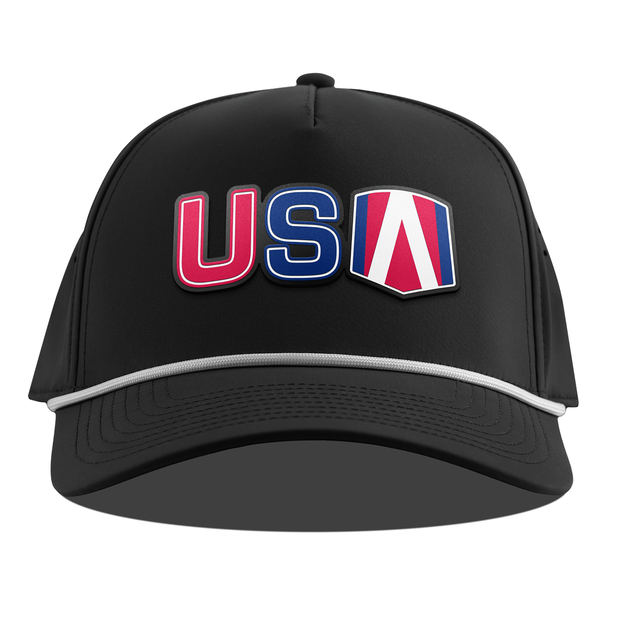 USA Andretti Curved 5 Panel Rope Black