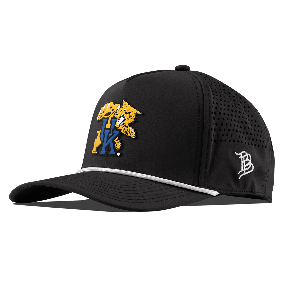 University of Kentucky "The Wildcat" Curved 5 Panel Rope Black