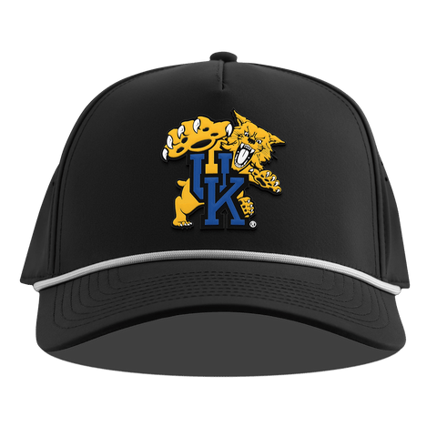 University of Kentucky "The Wildcat" Curved 5 Panel Rope Black
