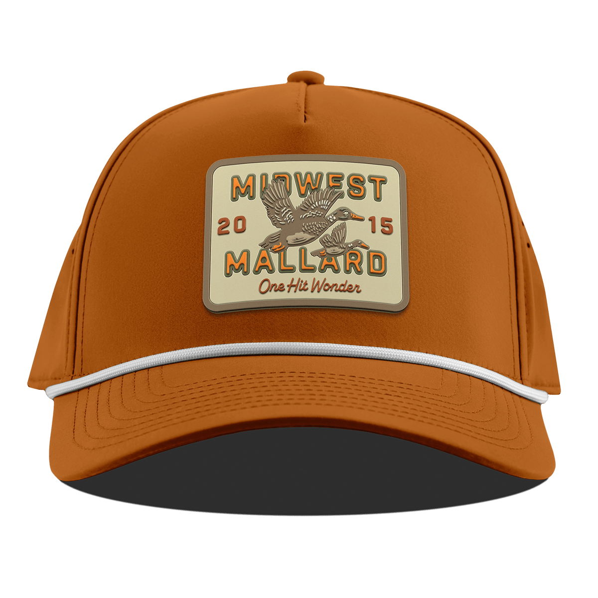 Midwest Mallard Curved 5 Panel Rope Burnt Orange