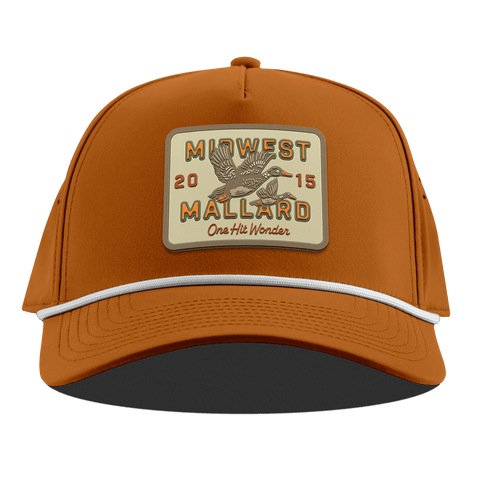 Midwest Mallard Curved 5 Panel Rope Burnt Orange