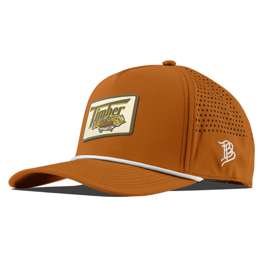 Timber 'N Tackle Curved 5 Panel Rope Burnt Orange