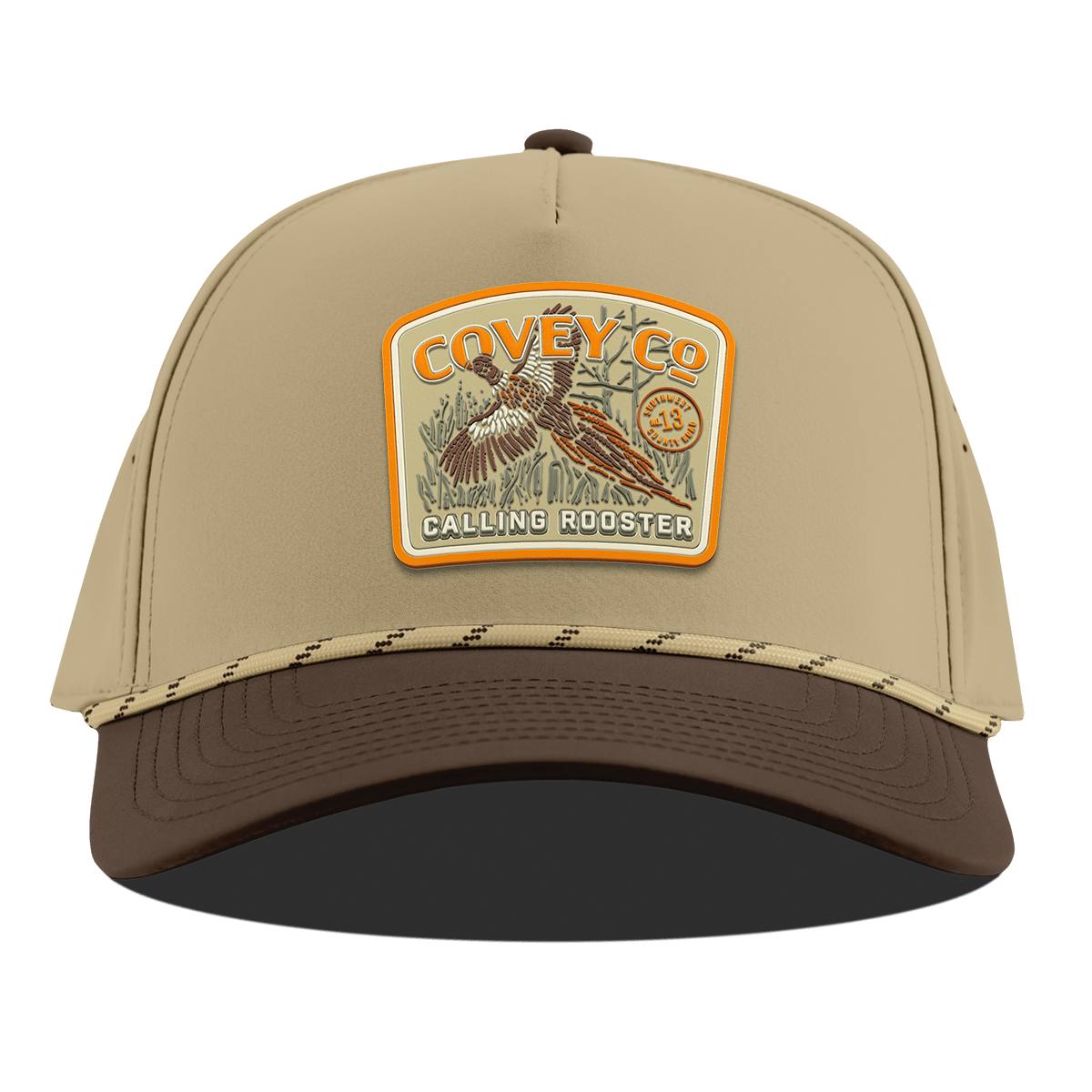 Covey Co Curved 5 Panel Rope Desert/Brown