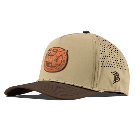 Duck Hunt Tan Curved 5 Panel Rope Desert/Brown