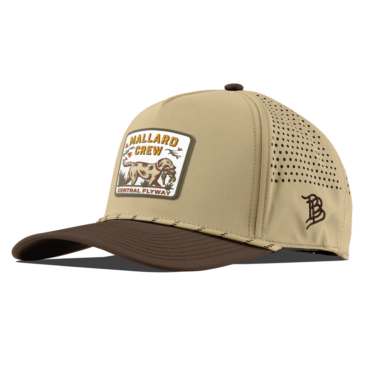Mallard Crew Curved 5 Panel Rope Desert/Brown