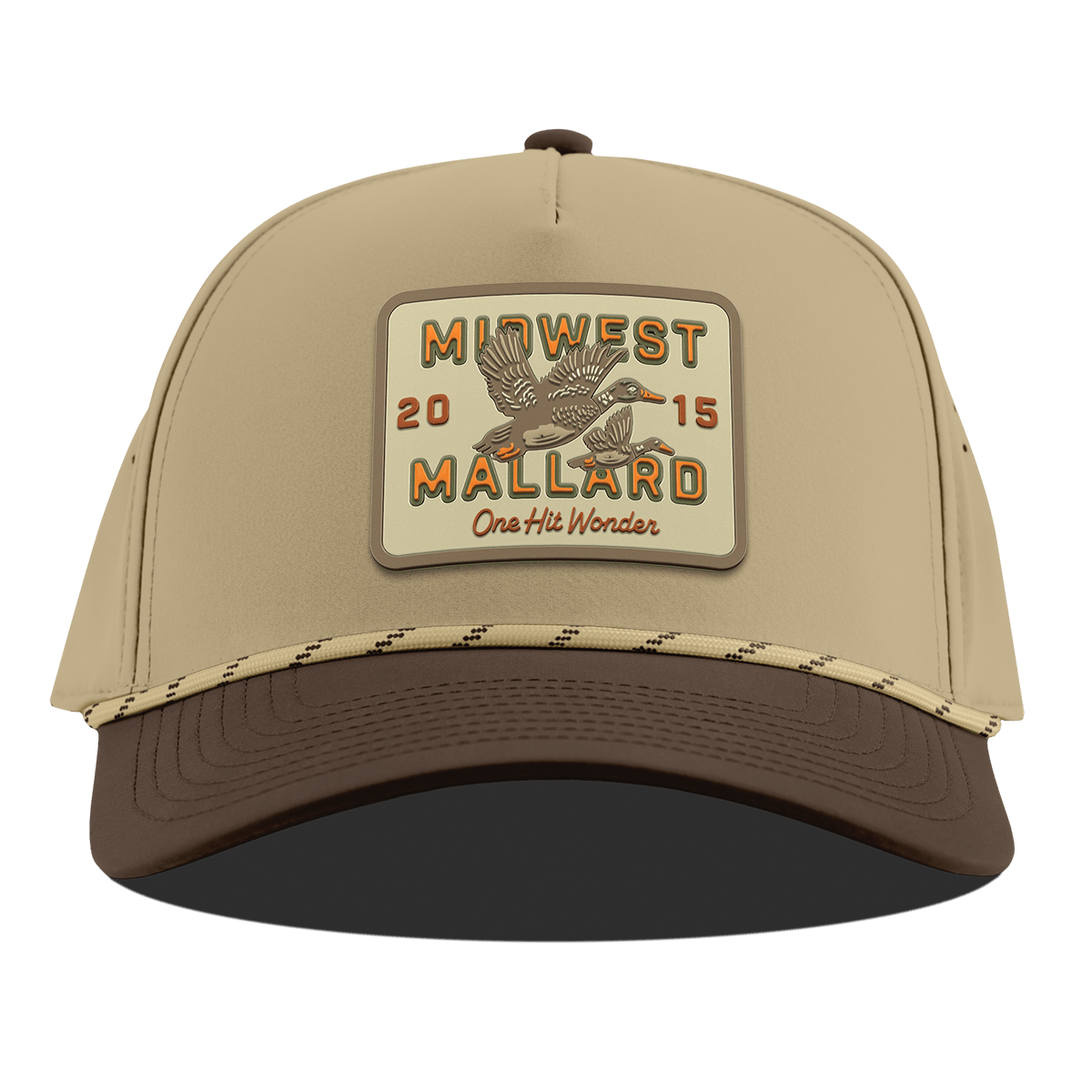 Midwest Mallard Curved 5 Panel Rope Desert/Brown