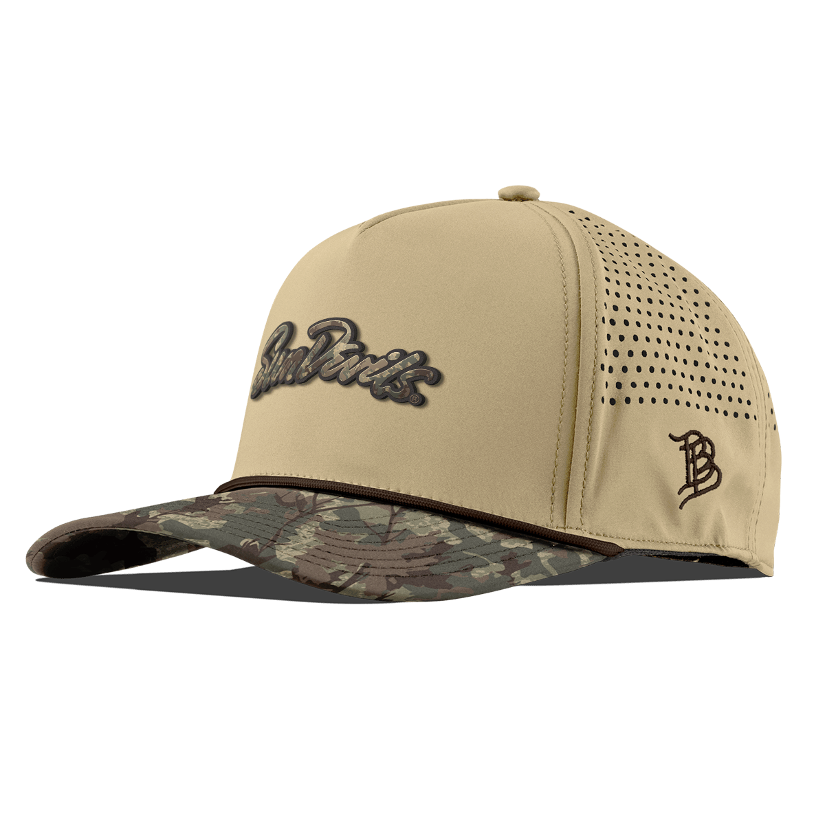 Arizona State University "ASU Sun Devils Timber Camo Script" Curved 5 Panel Rope Desert/Timber Camo