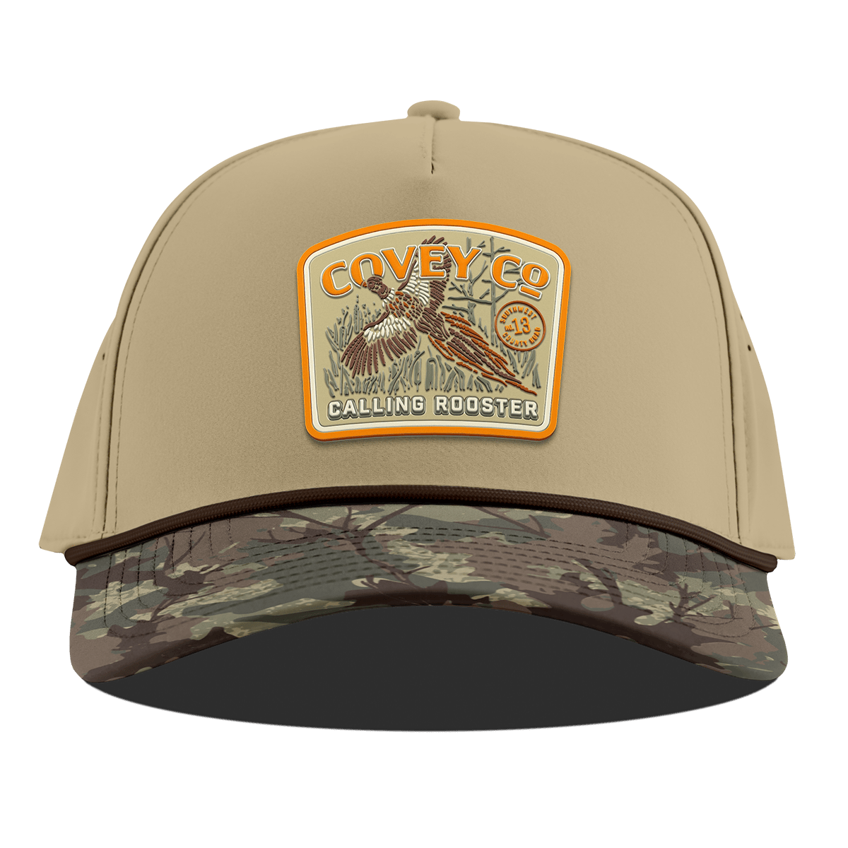 Covey Co Curved 5 Panel Rope Desert/Timber Camo
