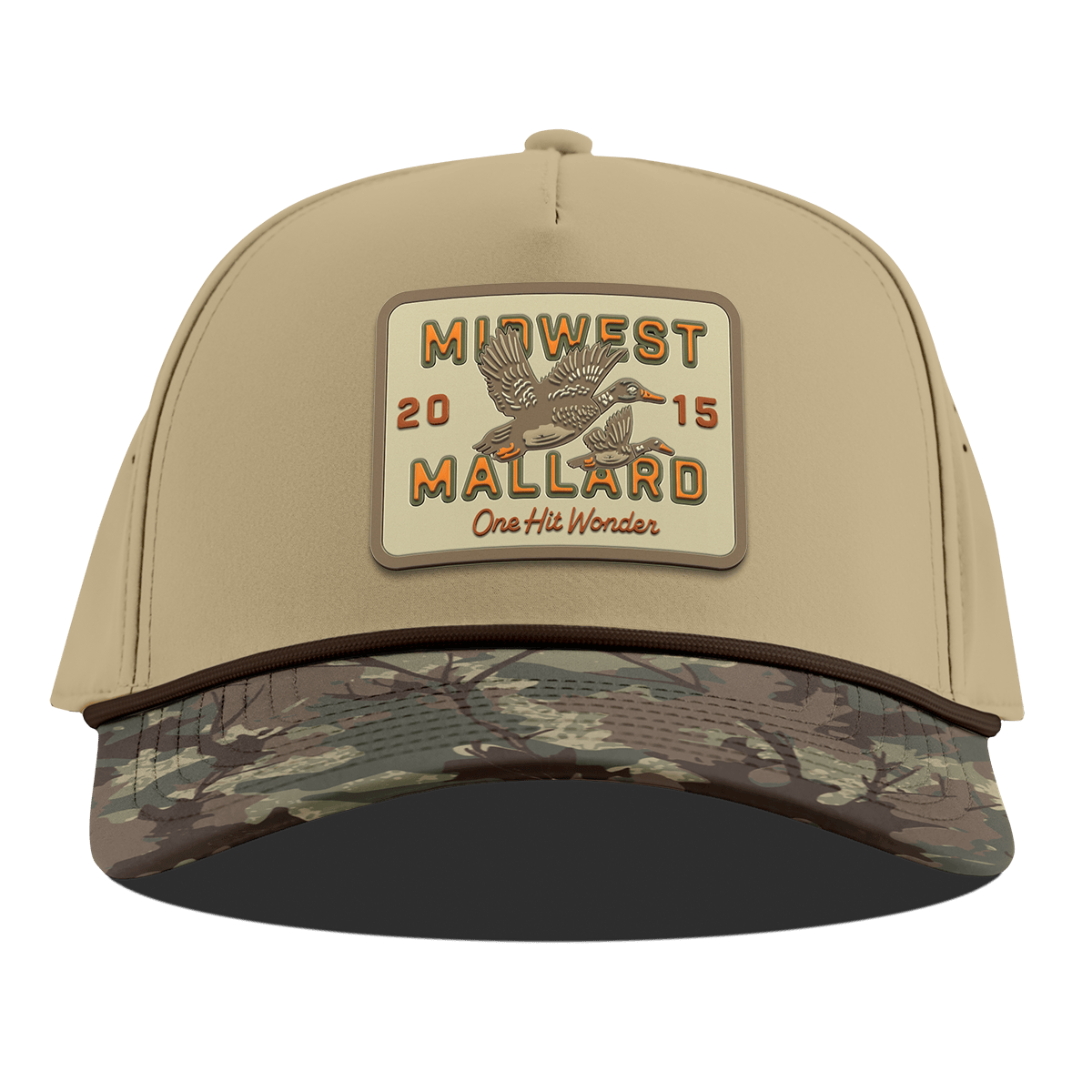 Midwest Mallard Curved 5 Panel Rope Desert/Timber Camo