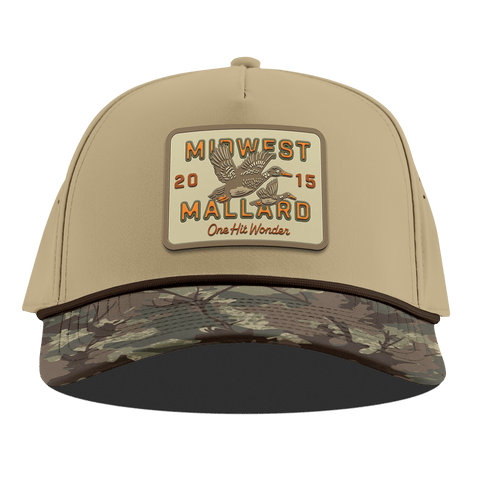 Midwest Mallard Curved 5 Panel Rope Desert/Timber Camo