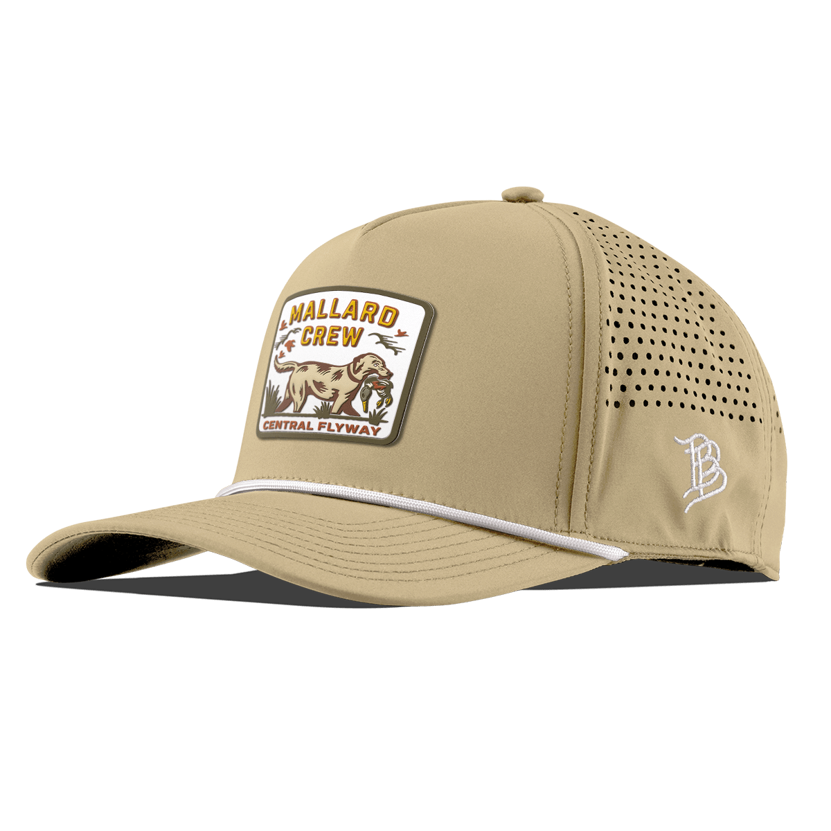 Mallard Crew Curved 5 Panel Rope Desert