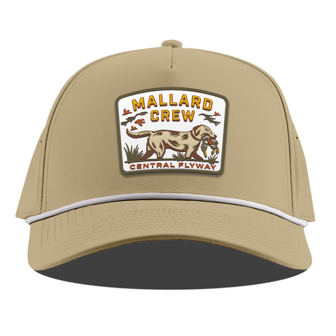 Mallard Crew Curved 5 Panel Rope Desert