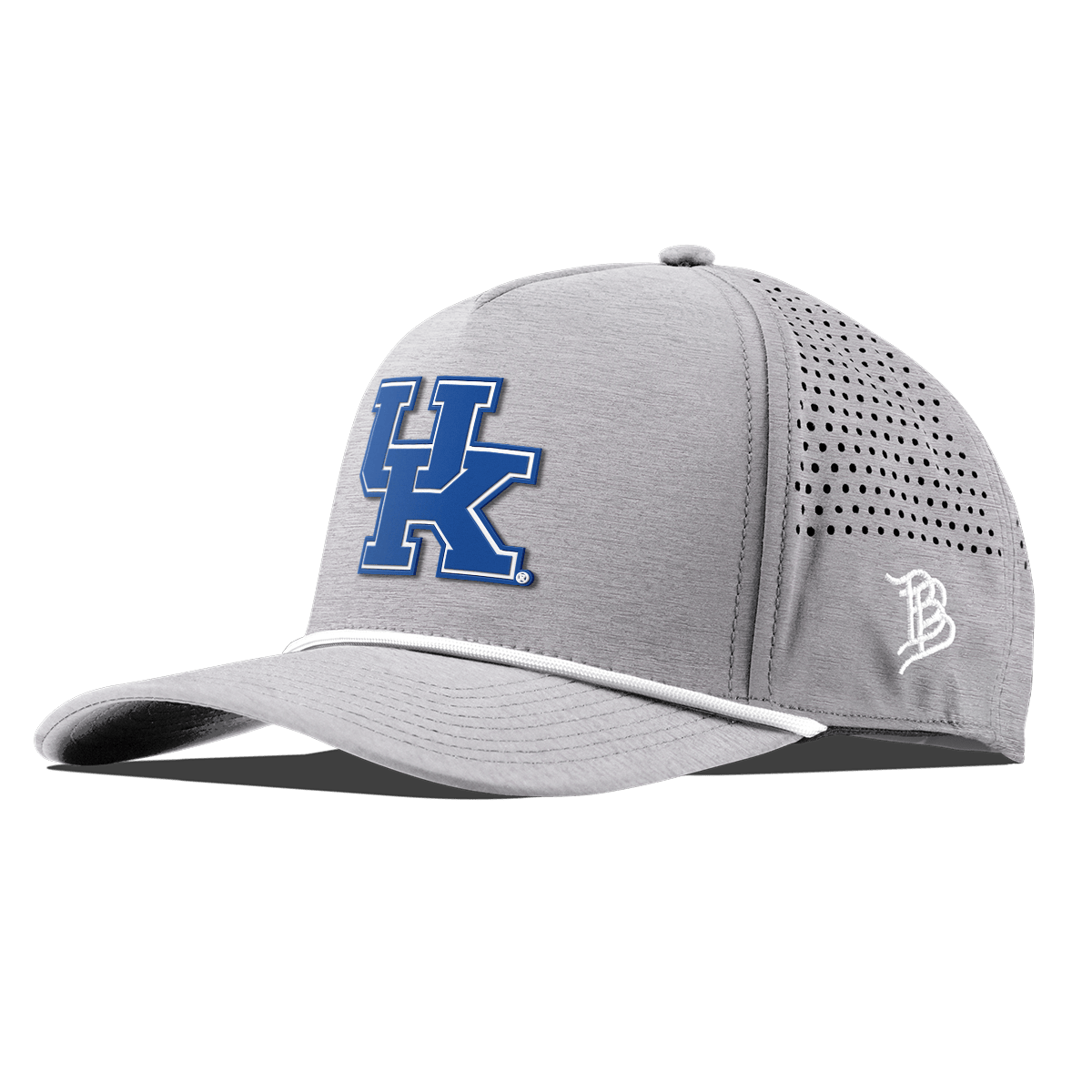 University of Kentucky "Kentucky Team Logo" Curved 5 Panel Rope Heather Gray