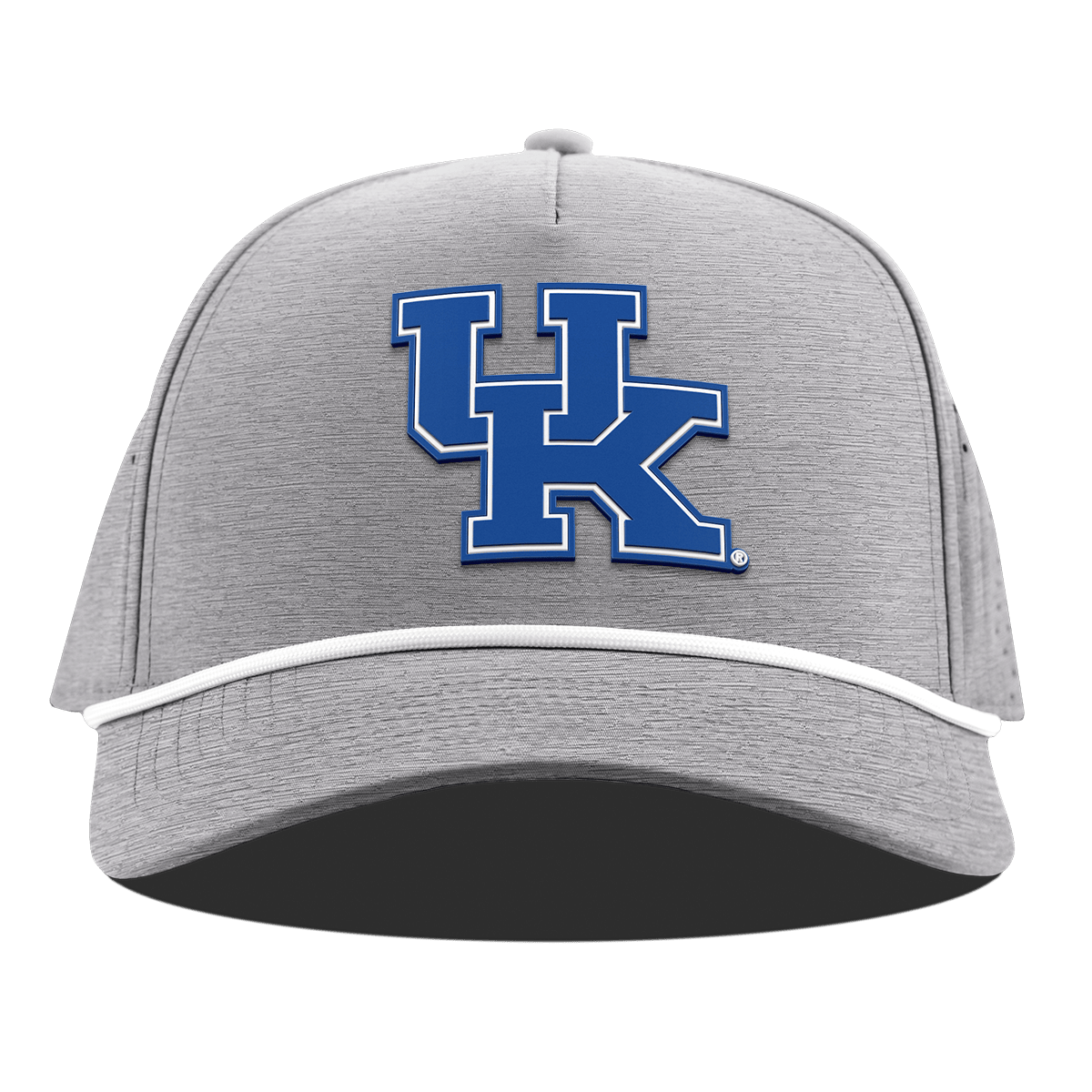 University of Kentucky "Kentucky Team Logo" Curved 5 Panel Rope Heather Gray