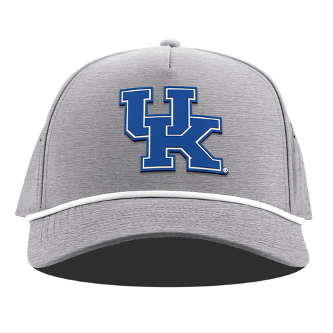 University of Kentucky "Kentucky Team Logo" Curved 5 Panel Rope Heather Gray