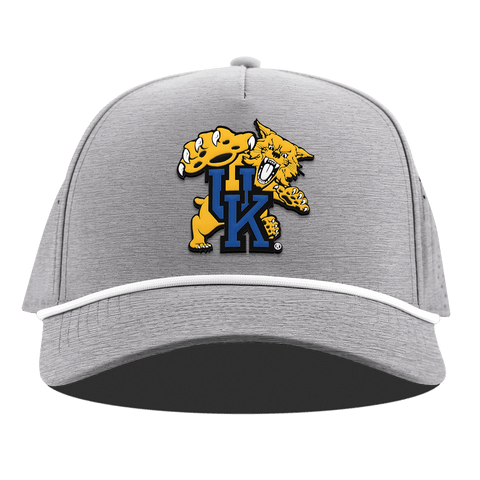 University of Kentucky "The Wildcat" Curved 5 Panel Rope Heather Gray