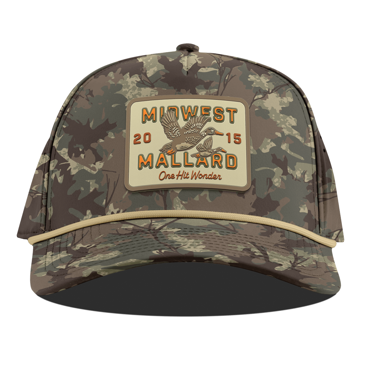 Midwest Mallard Curved 5 Panel Rope Timber Camo