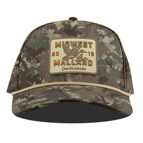 Midwest Mallard Curved 5 Panel Rope Timber Camo