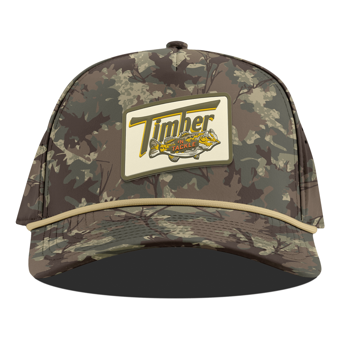Timber 'N Tackle Curved 5 Panel Rope Timber Camo