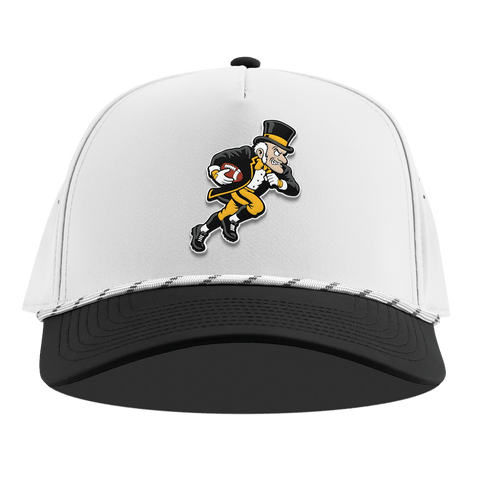 Wake Forest University "Rushing Deacon" Curved 5 Panel Rope White/Black