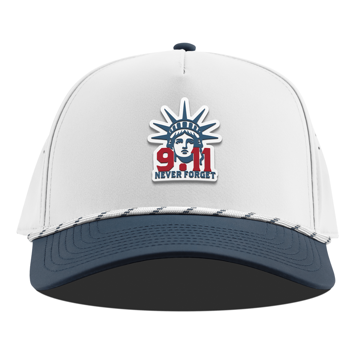 9.11 Never Forget Curved 5 Panel Rope White/Orion