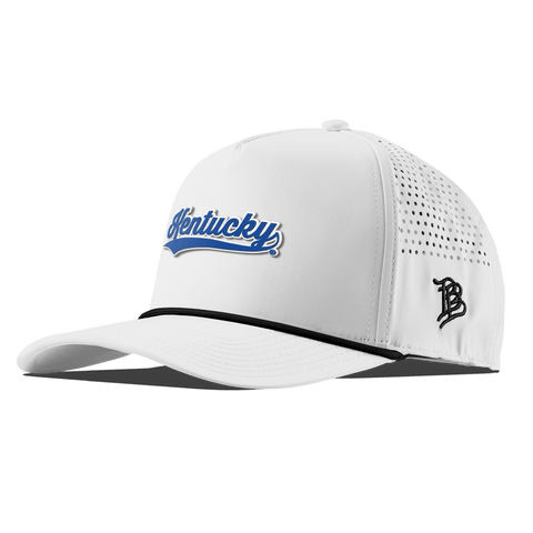 University of Kentucky "Kentucky Script" Curved 5 Panel Rope White