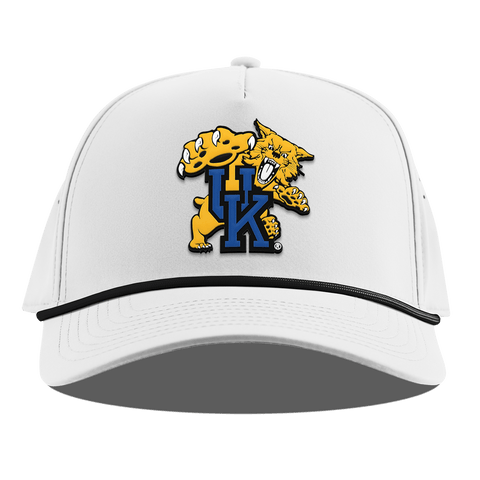 University of Kentucky "The Wildcat" Curved 5 Panel Rope White