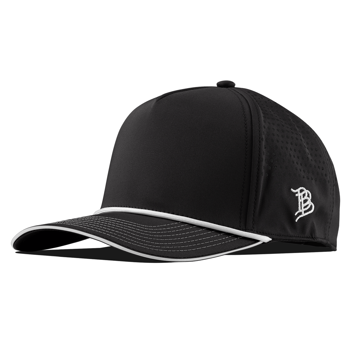 Bare Limited Edition Curved 5 Panel Rope Black + White Glow Rope