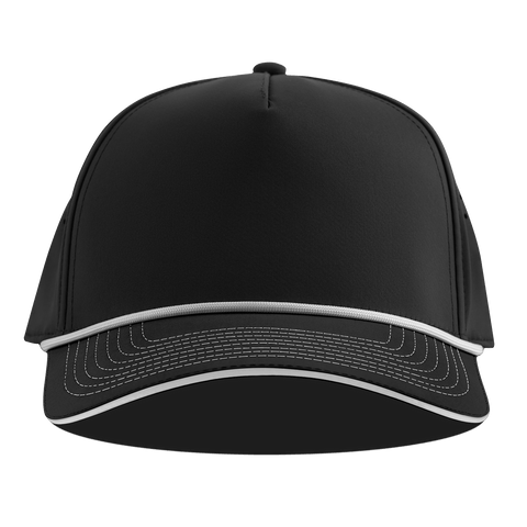 Bare Limited Edition Curved 5 Panel Rope Black + White Glow Rope