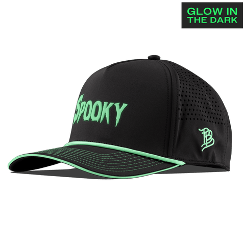 Spooky Glow Limited Edition Curved 5 Panel Rope Black + White Glow Rope