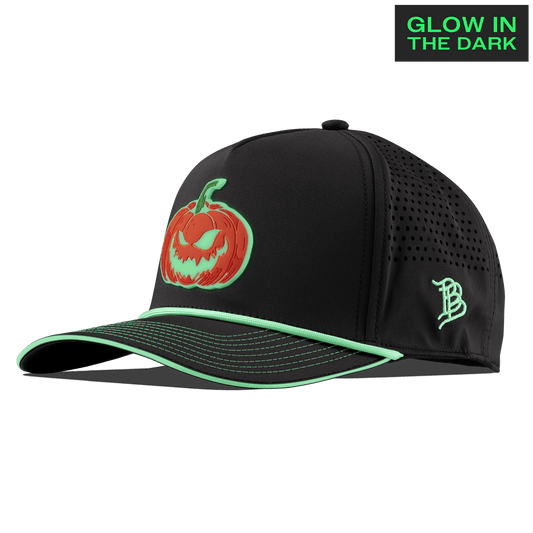 Jack-O-Lantern Glow Limited Edition Curved 5 Panel Rope Black + White Glow Rope