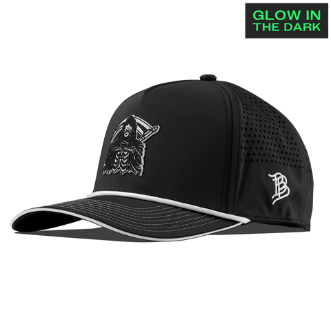 Grim Reaper Glow Limited Edition Curved 5 Panel Rope Black + White Glow Rope