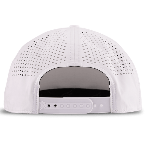 Wisconsin Stealth Curved 5 Panel Performance Back White/RWB