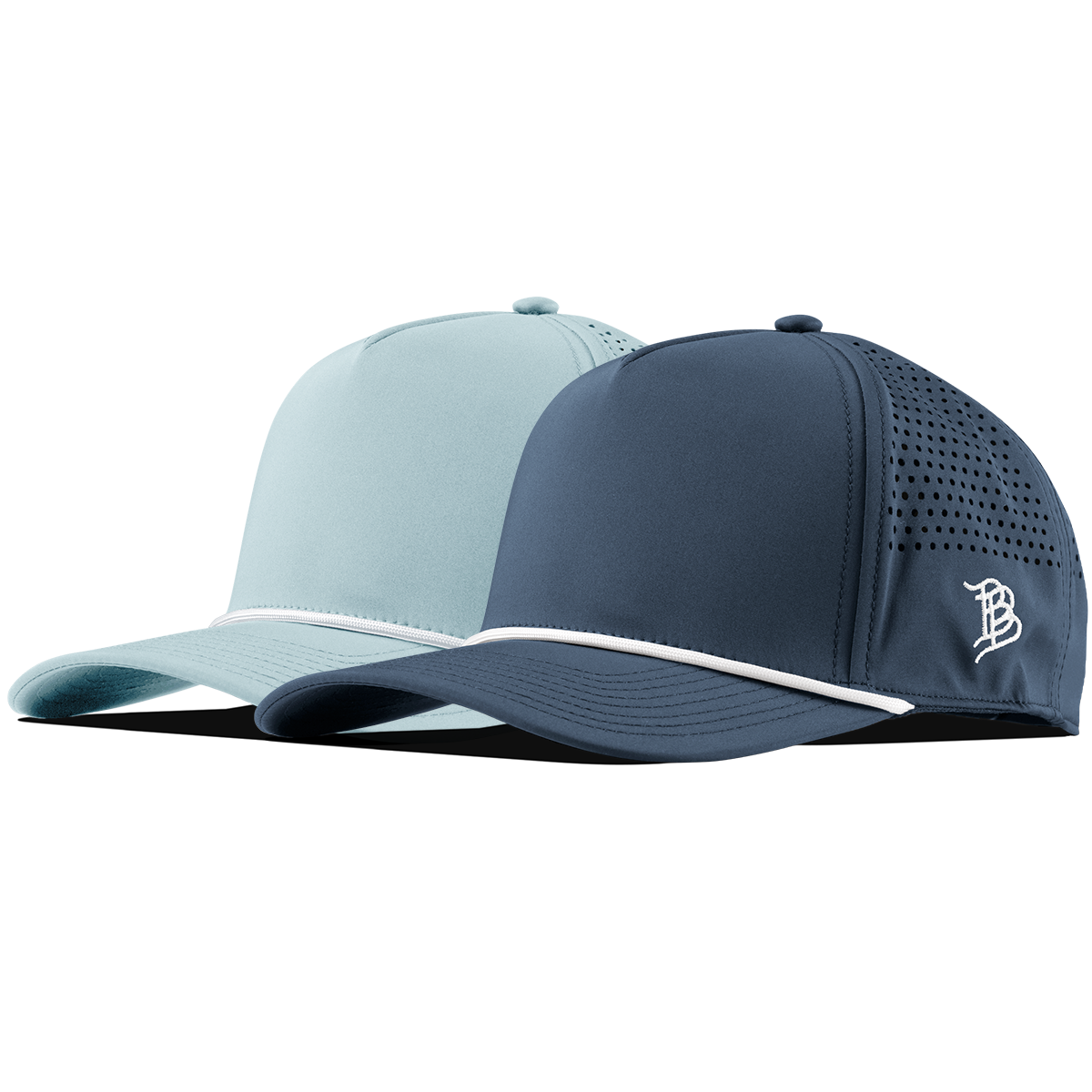 Bare Curved 5 Panel Rope 2-Pack Orion/White + Sky Blue/White