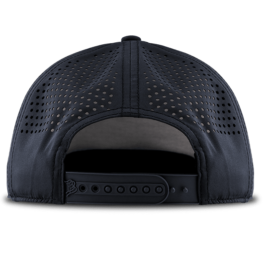 New Mexico Stealth Curved 5 Panel Performance Back Black/White