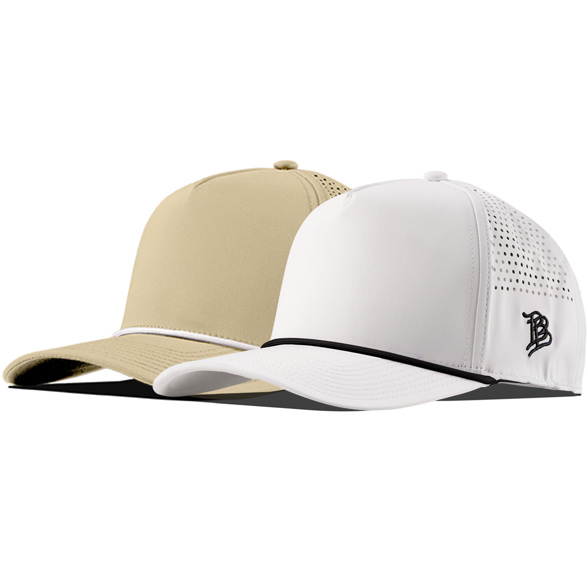 Bare Curved 5 Panel Rope 2-Pack Desert/White + White/Black