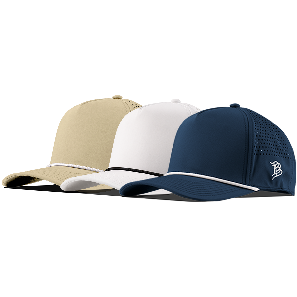 Bare Curved 5 Panel Rope 3-Pack Desert/White + White/Black + Orion/White