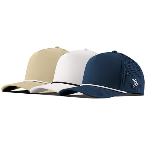 Bare Curved 5 Panel Rope 3-Pack Desert/White + White/Black + Orion/White