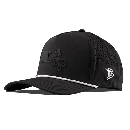 Massachusetts Stealth Curved 5 Panel Performance Front Black/White