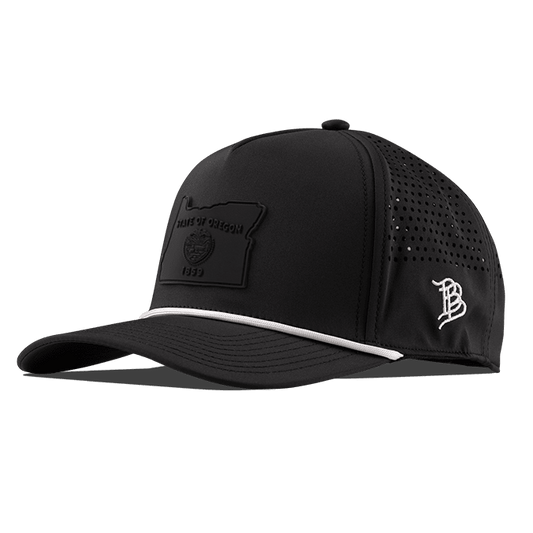 Oregon Stealth Curved 5 Panel Performance Front Black/White
