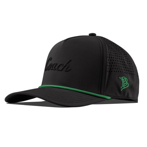 Coach Curved 5 Panel Rope (Black Script)