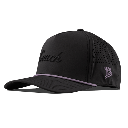 Coach Curved 5 Panel Rope (Black Script)