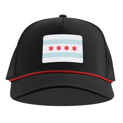 Chicago Flag Curved 5 Panel Rope