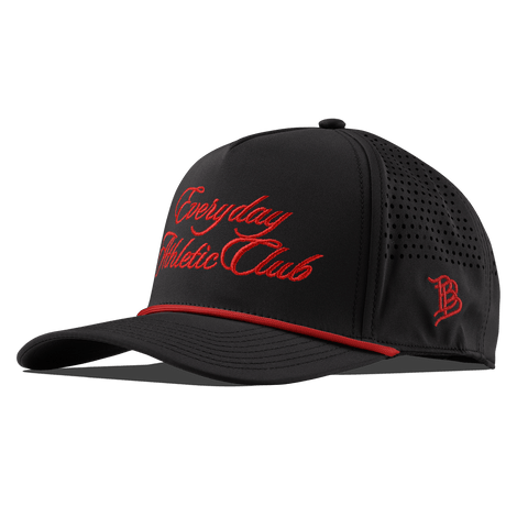 Everyday Athletic Club Curved 5 Panel Rope Black + Red Rope